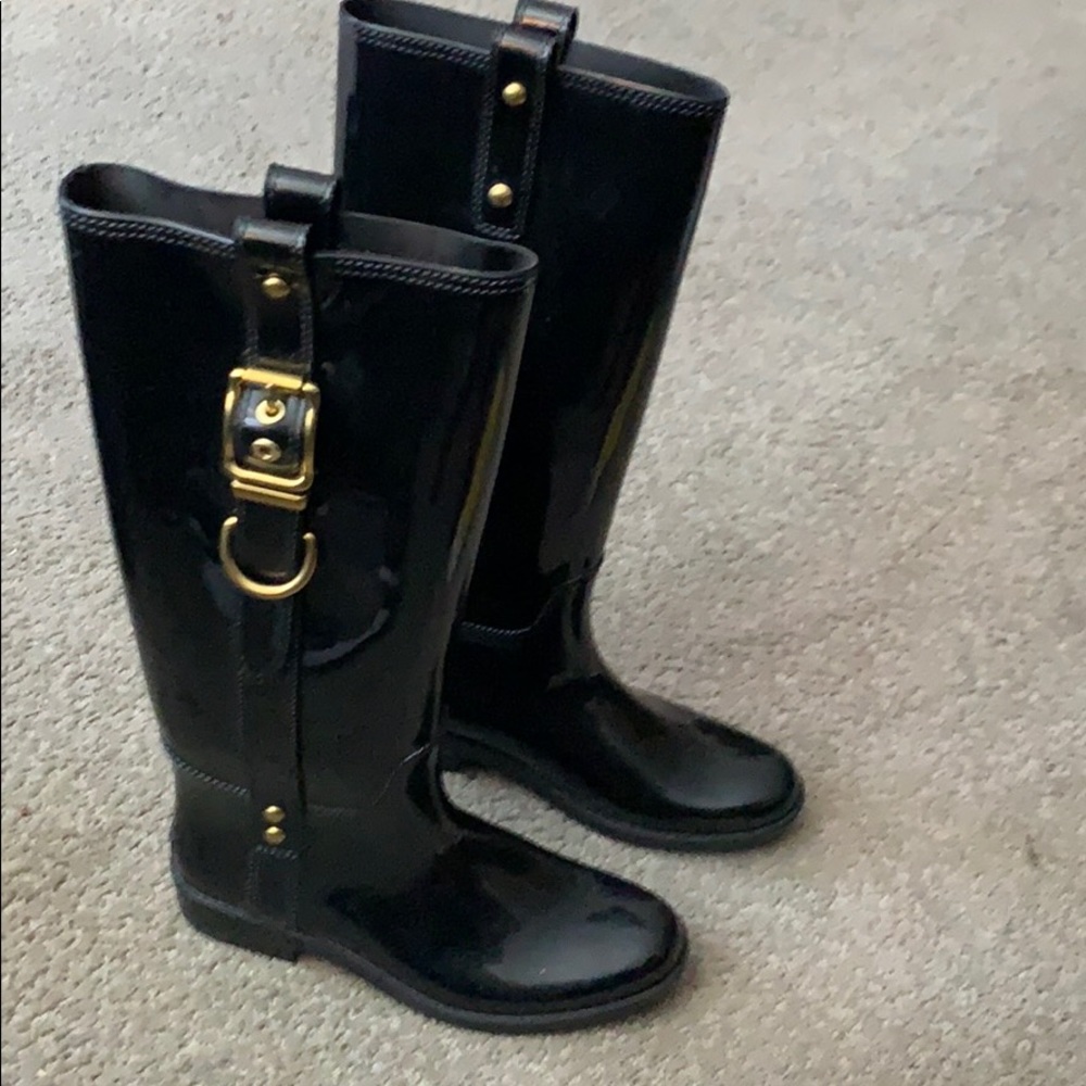 COACH Rainboots with buckle
